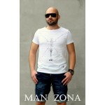 Тениска Х бяло